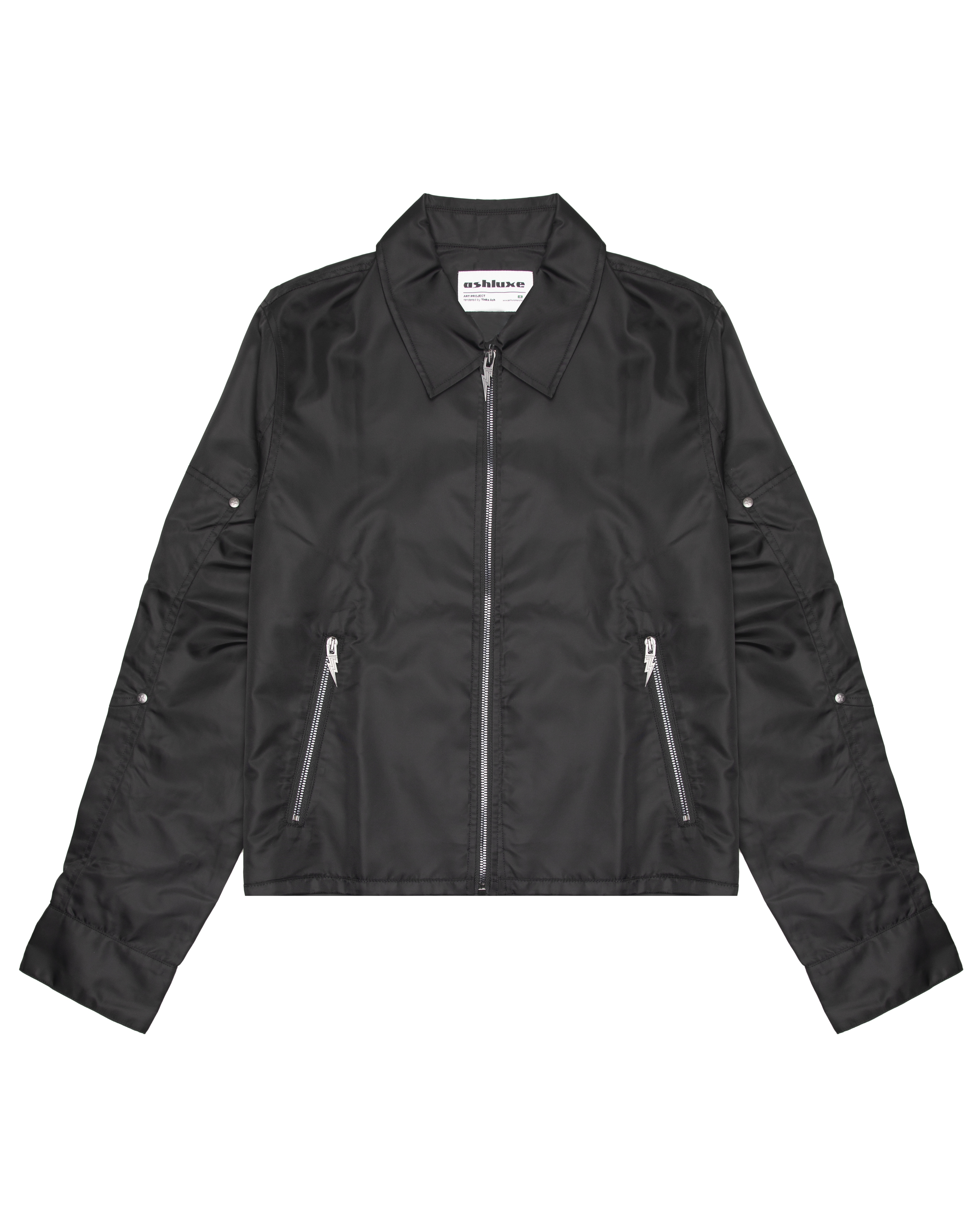 Ashluxe Nylon Jacket Black – ASHLUXE