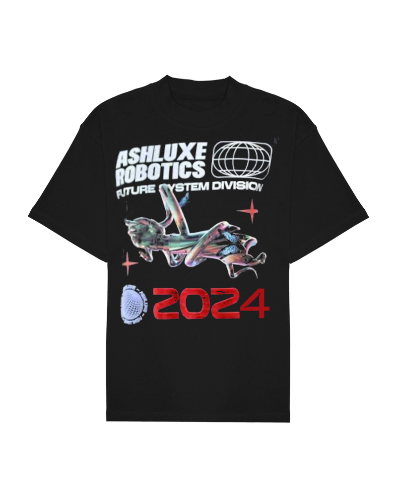 Ashluxe Robotics Future System T-Shirts - Black