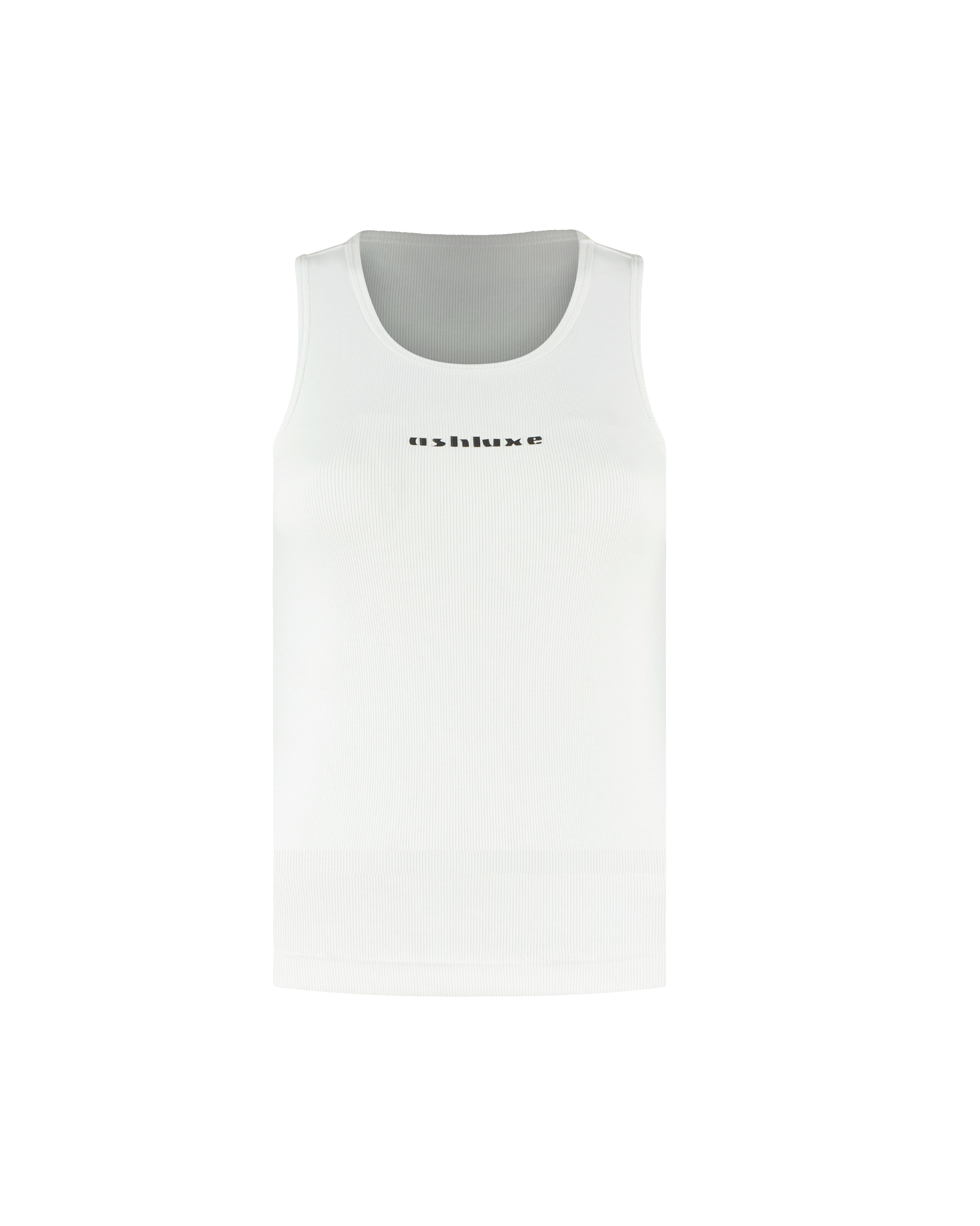 Ashluxe Logo Tank Top - White