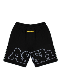 Ashluxe Digital Logo Sweatshort Black