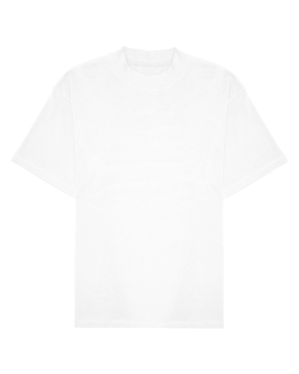 ASHLUXE Logo Blank High neck T-shirt White