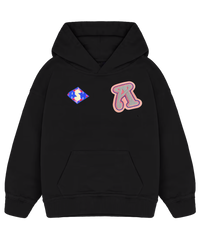 Ashluxe Patch Logo Hoodie Black