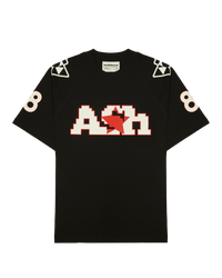 Ashluxe Digital Print Sport Jersey Black