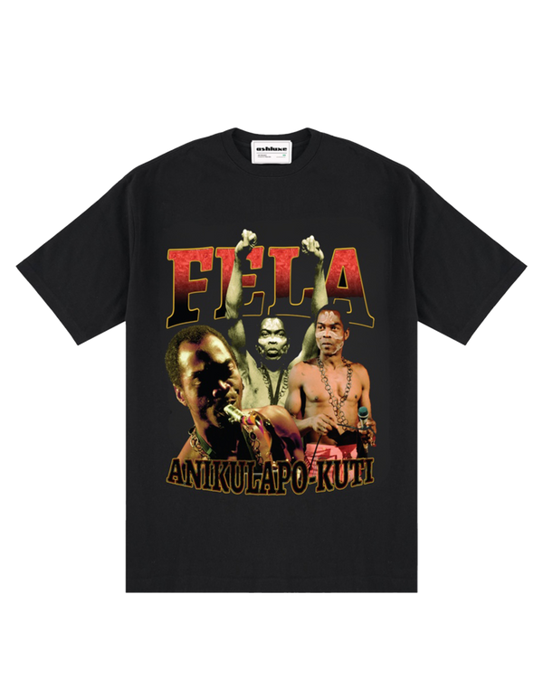 Ashluxe Fela-Inspired Rap Tee Black