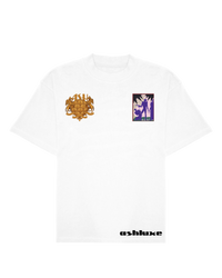 Ashluxe Fela Inspired Badge T-shirt White