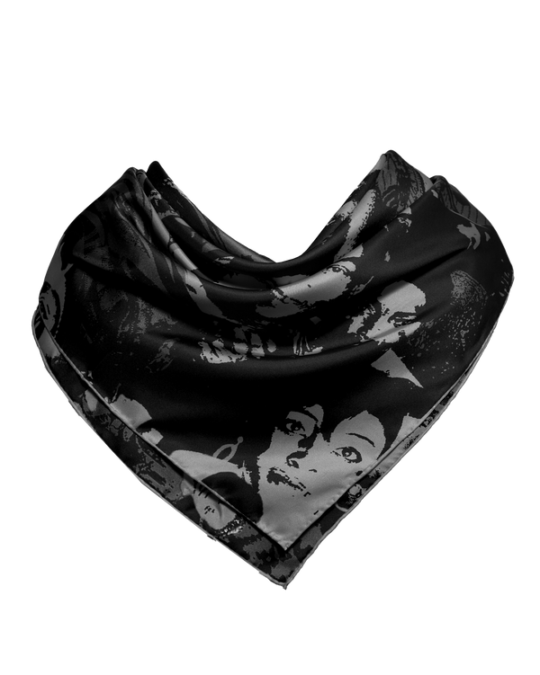 Ashluxe Fela's Culture Mosaic Scarves - Black