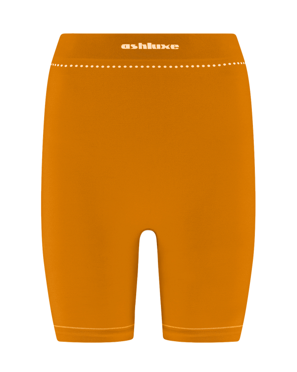 Ashluxe Female Active Biker Shorts - Orange