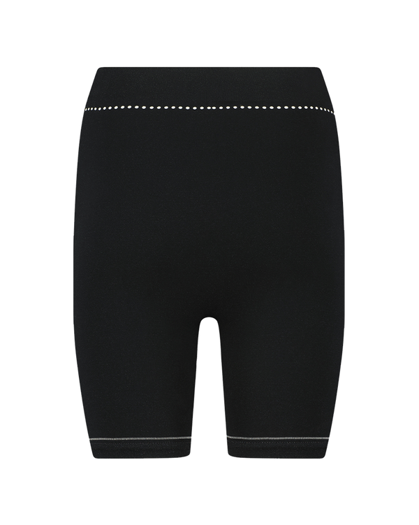 Ashluxe Female Active Biker Shorts Black White