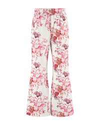 Ashluxe Female Printed Track Pant Pink Flower Aop