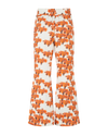 Ashluxe Female Printed Track Pant Orange Flower Aop