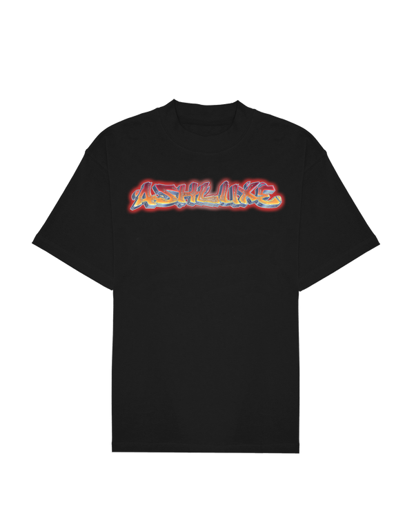 Ashluxe Glow Mockup Tee Black