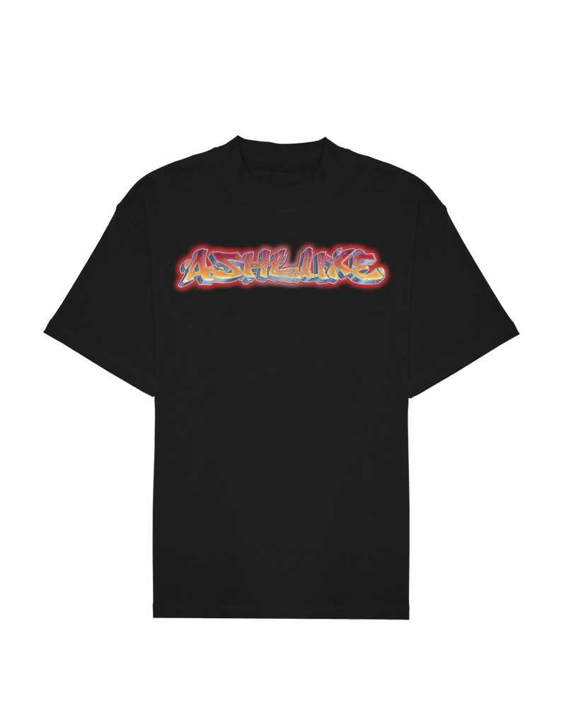 Ashluxe Glow Mockup Tee Black