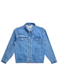 Ashluxe Men's Denim Trucker Jacket Blue