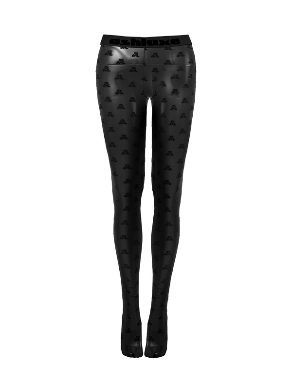 Ashluxe Mesh Unbranded Body Leggings - Black