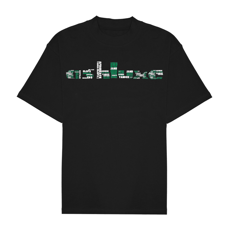 Ashluxe Slang T-Shirt Multicolour Black Green