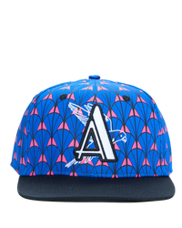 Ashluxe Snapback A -Eagle Cap  Blue Pink