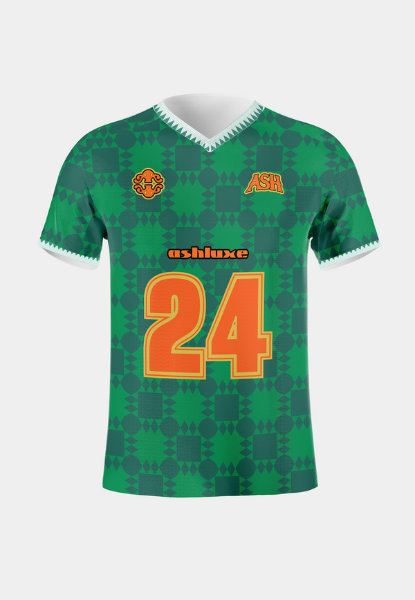 Ashluxe 24 Home Jersey  Customized Green