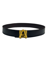 ASHLUXE Racing Logo Belt - Black