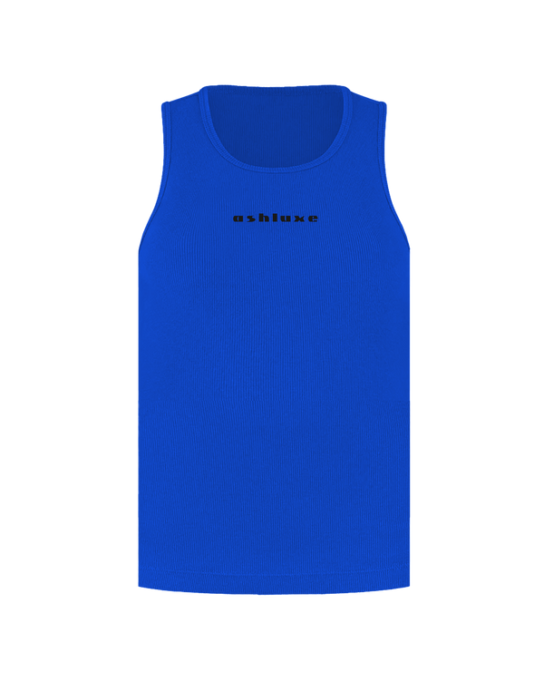 Ashluxe Logo Tank Top Blue