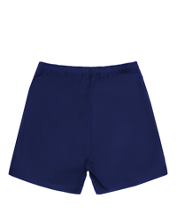 Ashuxe Classic Satin Logo Swimshort Navy