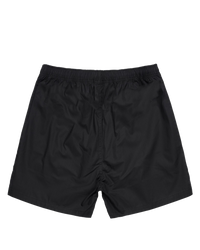 Ashuxe Classic Satin Logo Swimshort Black