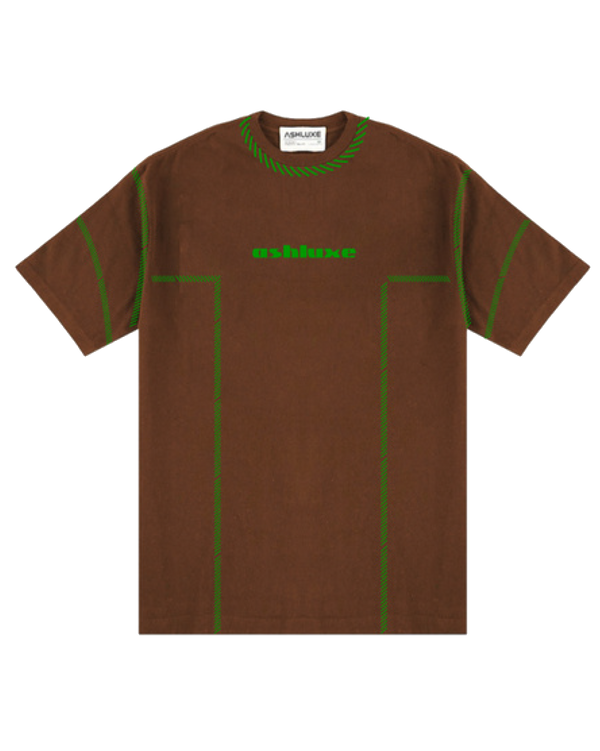 Ashluxe Double Threaded T-shirt - Brown