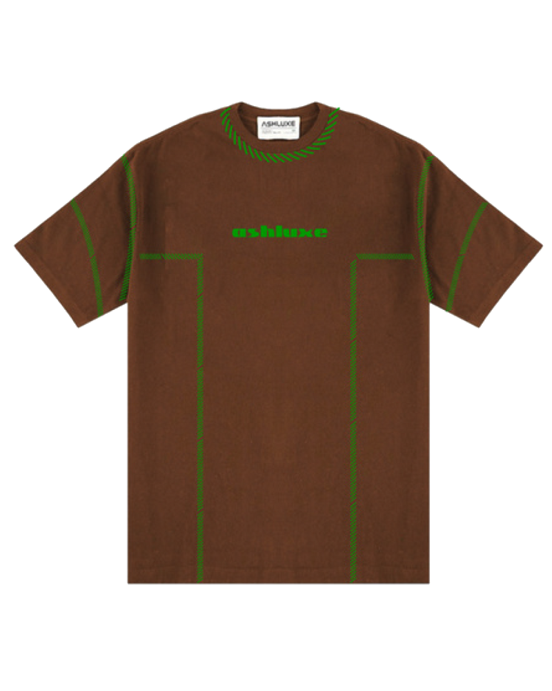 Ashluxe Double Threaded T-shirt - Brown