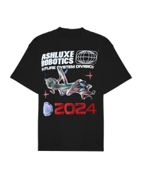 Ashluxe Robotics Future System T-Shirts - Black