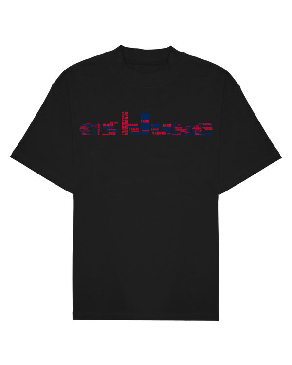 Ashluxe Slang T-shirt  Multicolour Black Red