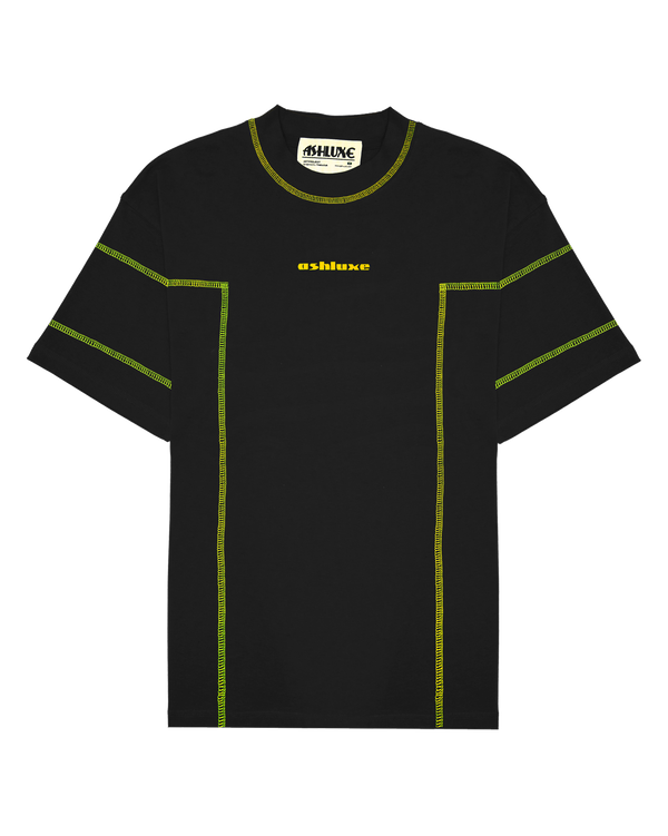 Ashluxe Double Threaded T-shirt Black Yellow