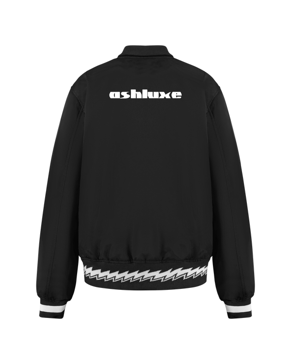 ASHLUXE Bomber Jacket - Black