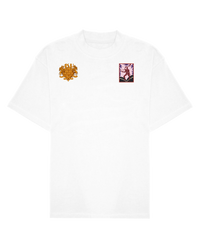 Ashluxe Kalakuta Inspired Badge T-shirt White