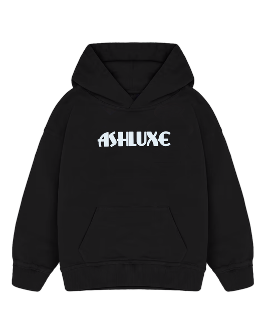 Ashluxe Neo Logo Hoodie Black