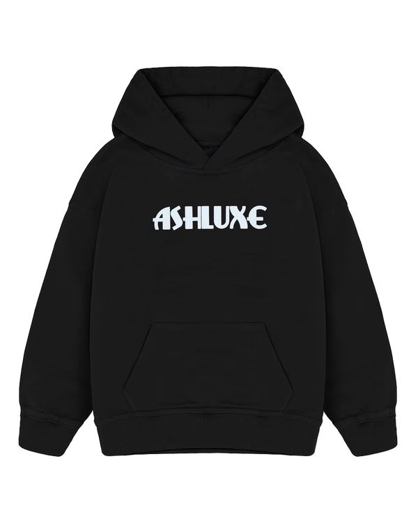 Ashluxe Neo Logo Hoodie Black