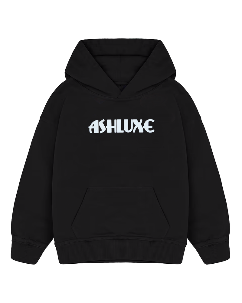 Ashluxe Neo Logo Hoodie Black