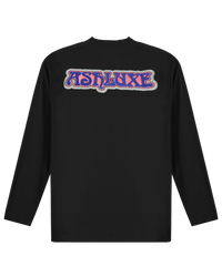 Ashluxe Patch Logo Longsleeve Sweatshirt  Black