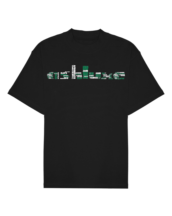 Ashluxe Slang T-Shirt Multicolour Black Green