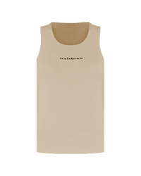 Ashluxe Logo Tank Top Beige