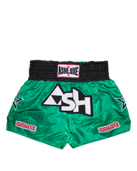 Ashluxe Boxing Trunk Green White