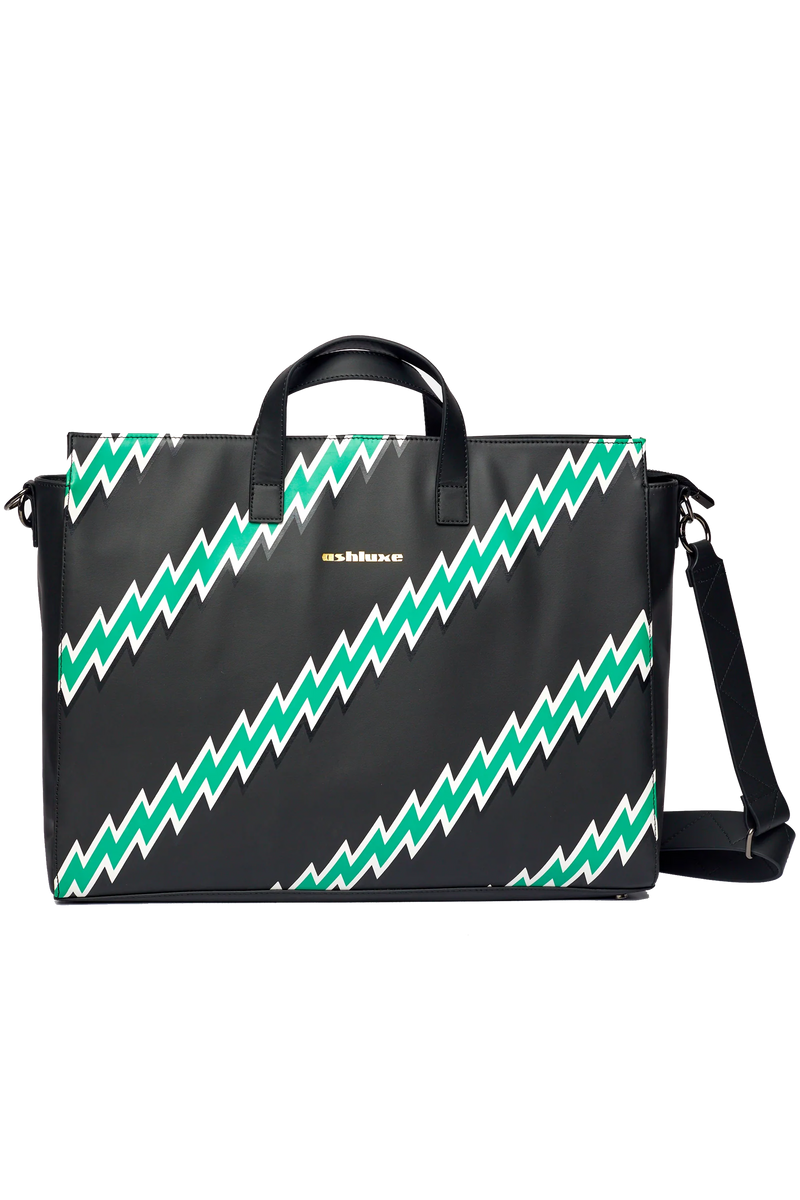 Ashluxe Zig Zag - M -Handbag Green