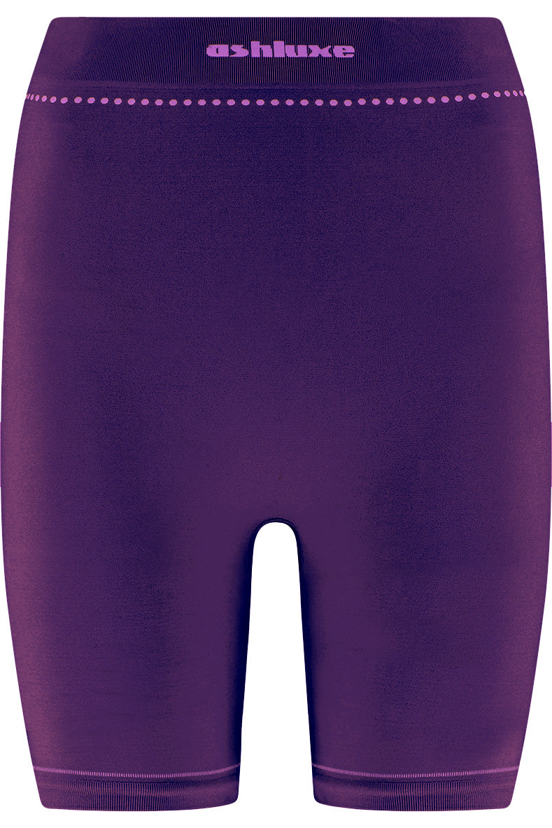 Ashluxe Female Active Biker Shorts - Purple