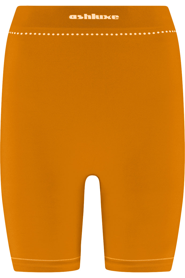 Female Active Biker Shorts - Orange