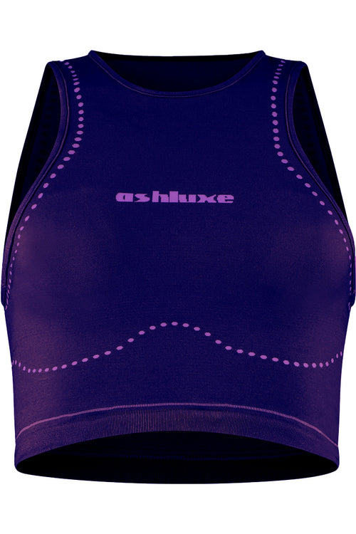 Ashluxe Logo Active Tank Top - Purple