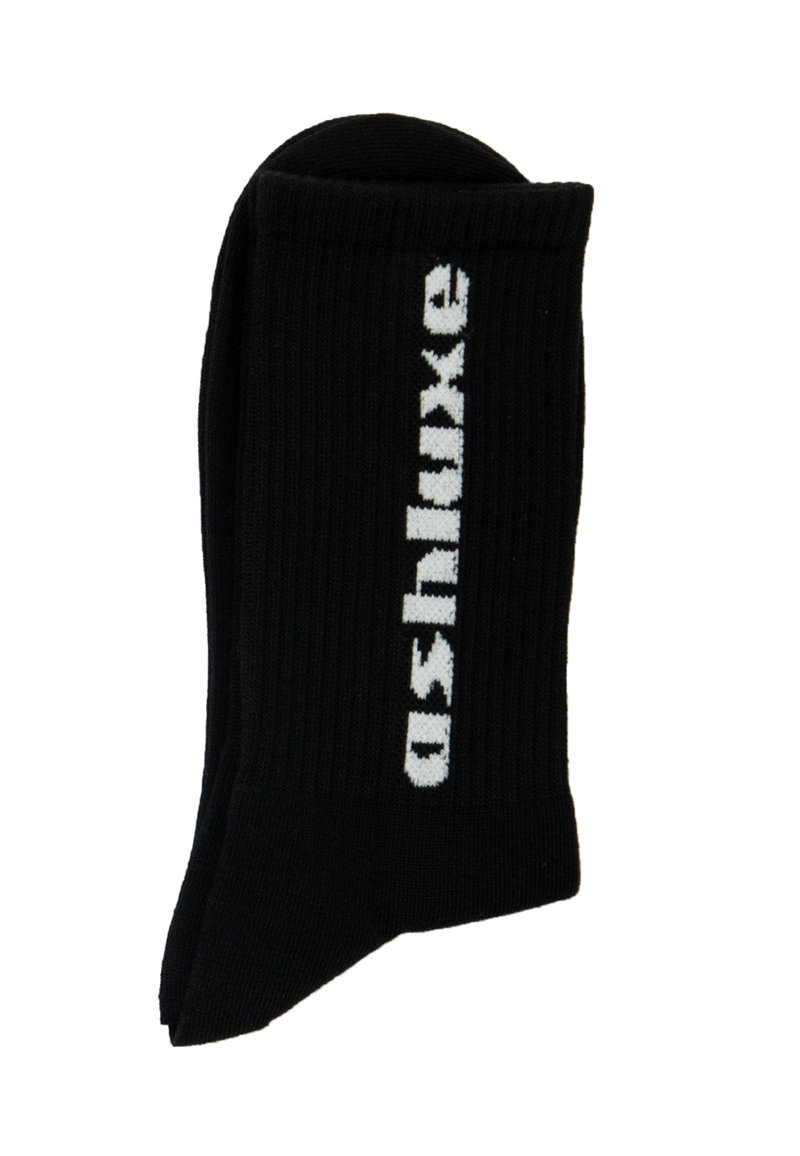Ashluxe Logo Socks - Black