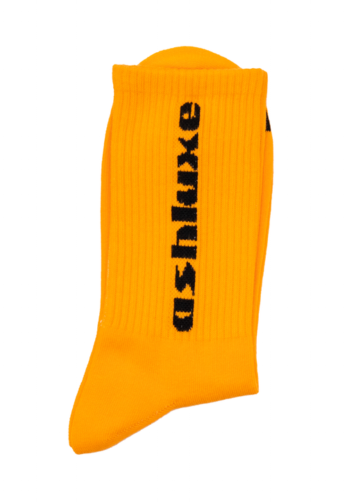Ashluxe Logo Socks - Orange