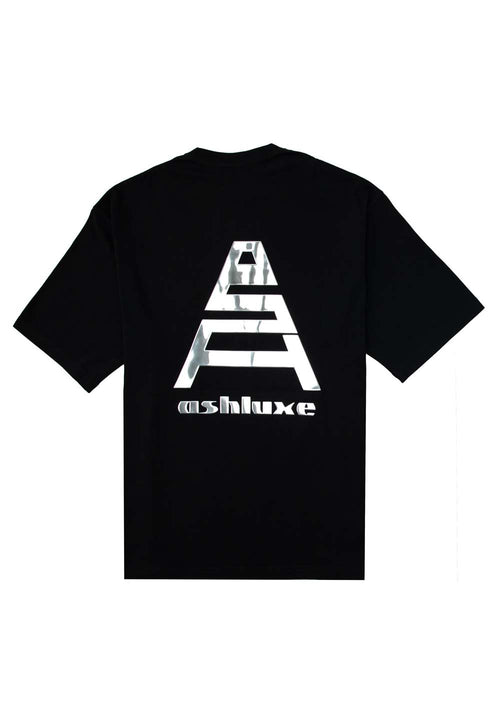 Ashluxe Mask Badge T-Shirt  - Black