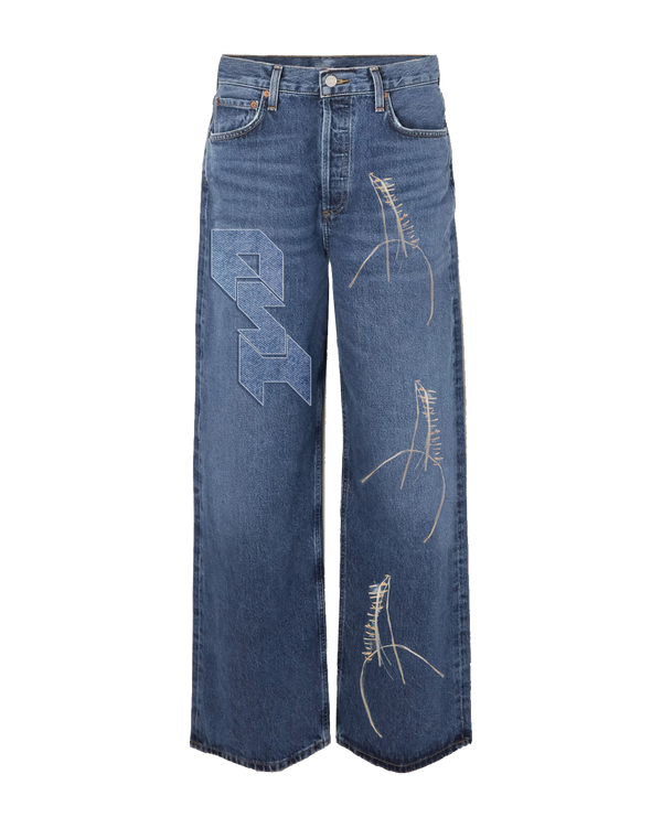 Ashluxe El Clasico Denim Pant - Blue