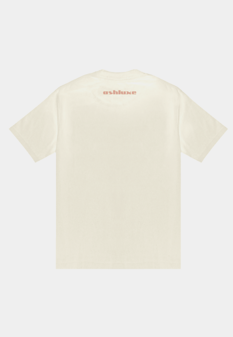 ASHLUXE Over Portrait T-shirt - Offwhite